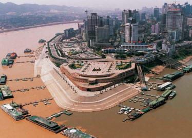 Chongqing, China on the Yangtze River