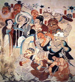 Silk Road travelers, missionaries, etc. in Dunhuang