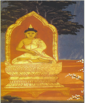 Siddartha Guatama Buddha Achieves Enlightenment