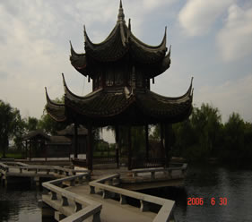 Quanfu Pagoda in Zhouzhuang, China