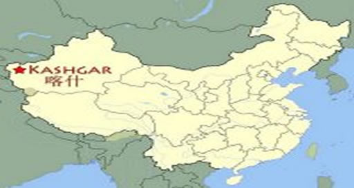 China Map - Kashgar