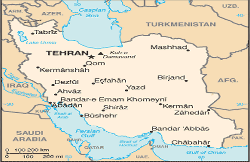 Iran Map - Tehran (Rayy)