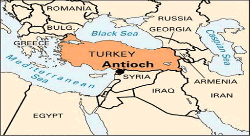 Map of Antioch