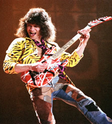 Eddie Van Halen, famous electric guitar player