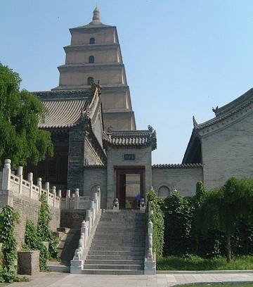 Great Wild Goose Pagoda in Xian