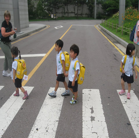 School Children in Seoul