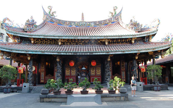 Bao-an Taoist Temple in Taipei, Taiwan