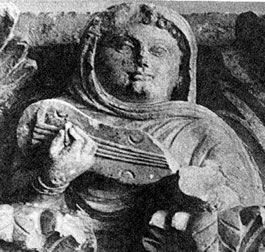 Central Asian Lute in Termez, Uzbekistan