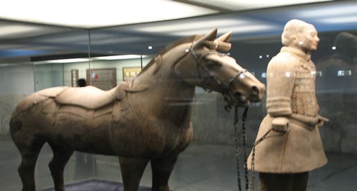 Heavenly Horse of Ferghana Terra Cotta